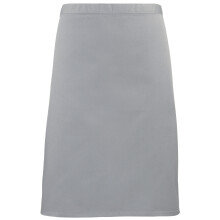 (One Size, Silver Grey) Premier Ladies/Womens Mid-Length Apron