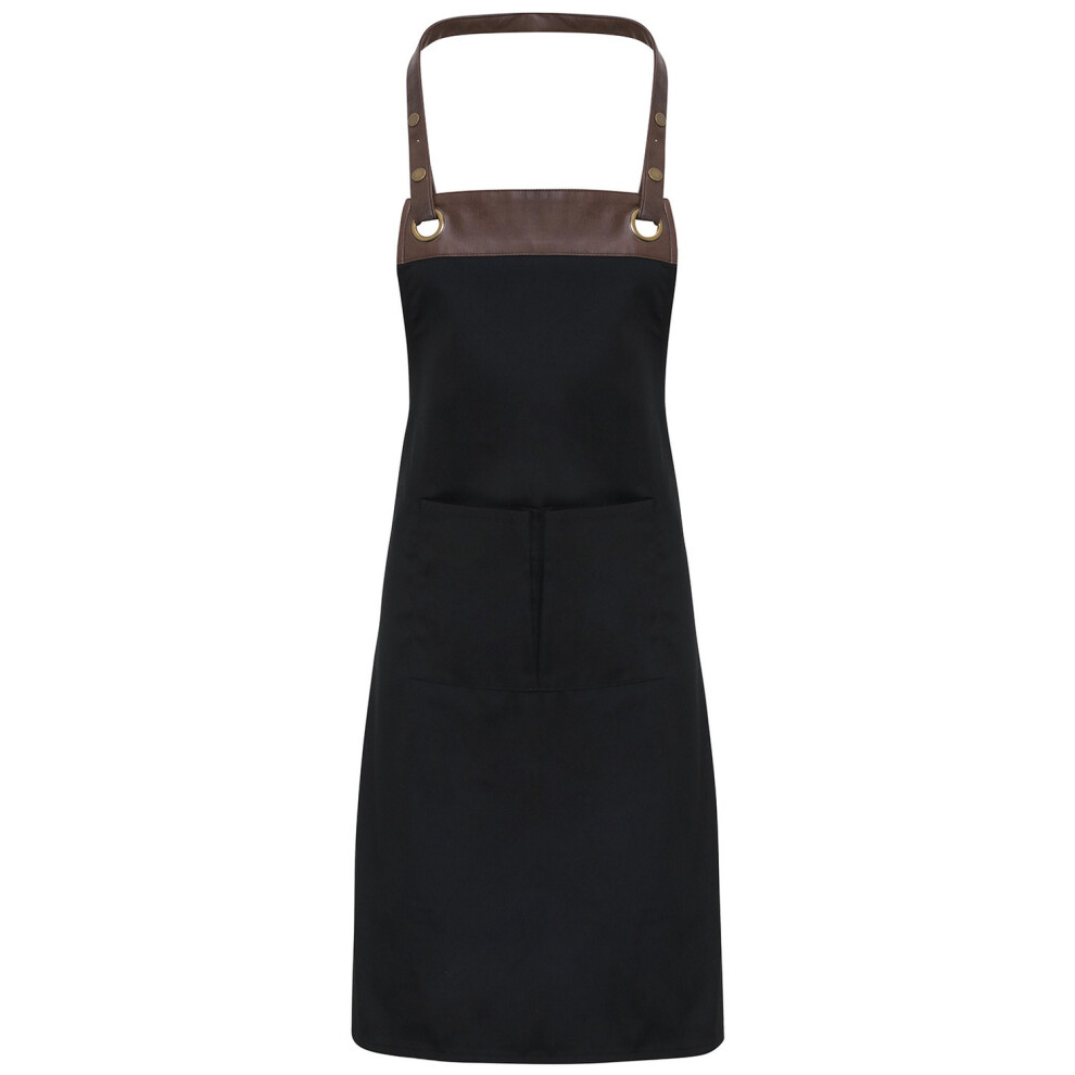 Premier (One Size, Black/Brown) Unisex Adult Espresso Full Apron