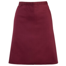 (One Size, Burgundy) Premier Ladies/Womens Mid-Length Apron