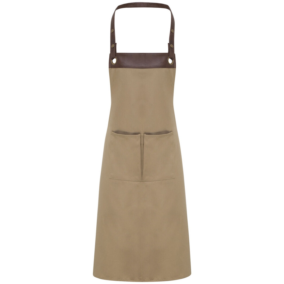 Premier (One Size, Khaki/Brown) Unisex Adult Espresso Full Apron