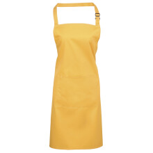 (One Size, Sunflower) Premier Ladies/Womens Colours Bip Apron With Pocket / Workwear