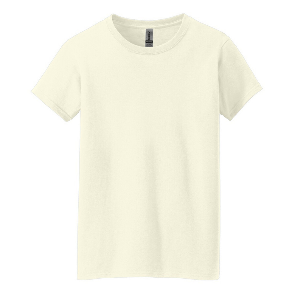 Gildan (3Xl, Off ) Womens/Ladies Heavy Cotton T-Shirt White
