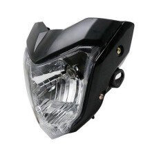 Motorcycle Headlight Assembly for Yamaha FZ16 YS150 FZER150 ABS Material Black