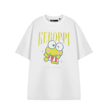 (S, White) Hello Kitty Womens/Ladies Keroppi Short-Sleeved T-Shirt