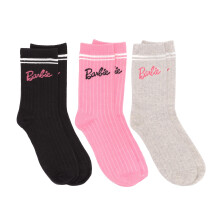 Barbie Womens/Ladies Socks (Pack of 3)