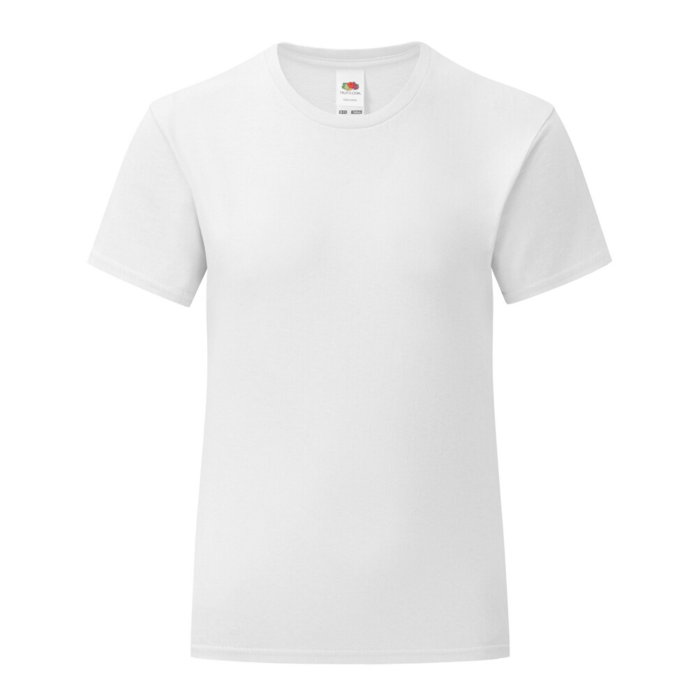 Fruit Of The Loom Girls Iconic T-Shirt