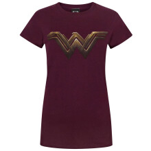 Batman VS Superman Womens/Ladies Wonder Woman Logo T-Shirt