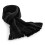 (One size, Black) Beechfield Unisex Classic Knitted Scarf 1