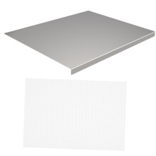 Stainless Steel Cutting Board Non Slip Pastry Board for Baking, Dough Kneading and Food Prep