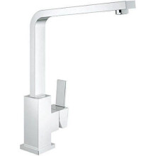 GROHE 31393000 Sail Cube Kitchen Tap (360 Degree Swivel Range, High Spout, Starlight and Silkmove)
