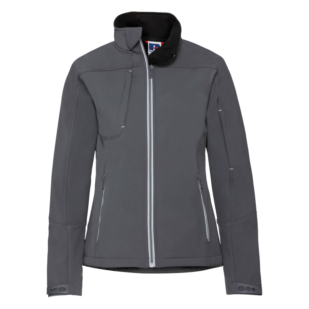Russell (4Xl, Iron Grey) Women/Ladies Bionic Softshell Jacket