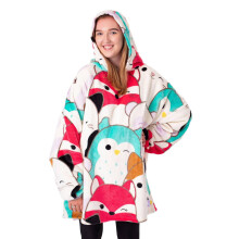Squishmallows Womens/Ladies Character Blanket Hoodie