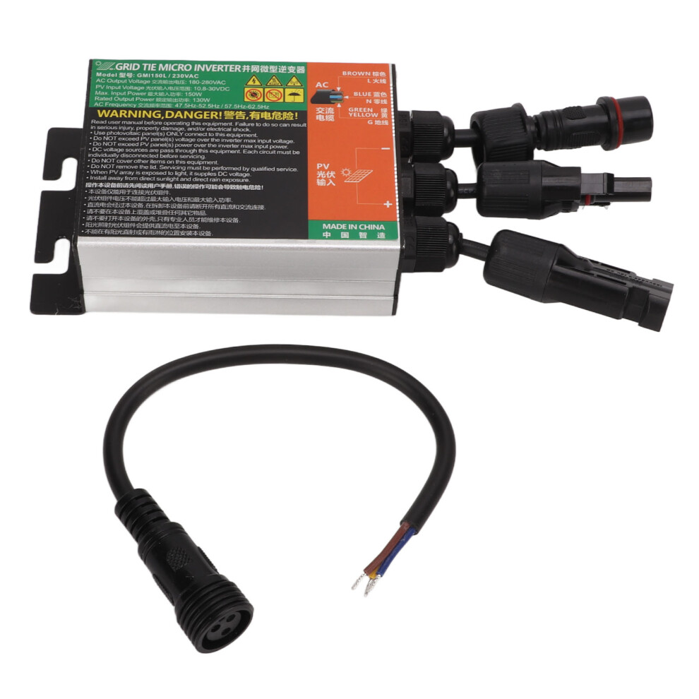Solar Micro Inverter Grid Tie Dc To Ac Conversion Power Grid Connected Efficient Energy Device For Home Use System 9335627605422