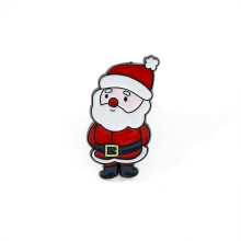 (StyleC) Alloy Material Christmas Brooch Cartoon Character Design Drip Oil Craft Xz31021 Xz31022 Xz31023 Xz31025 Xz31024 Xz31026