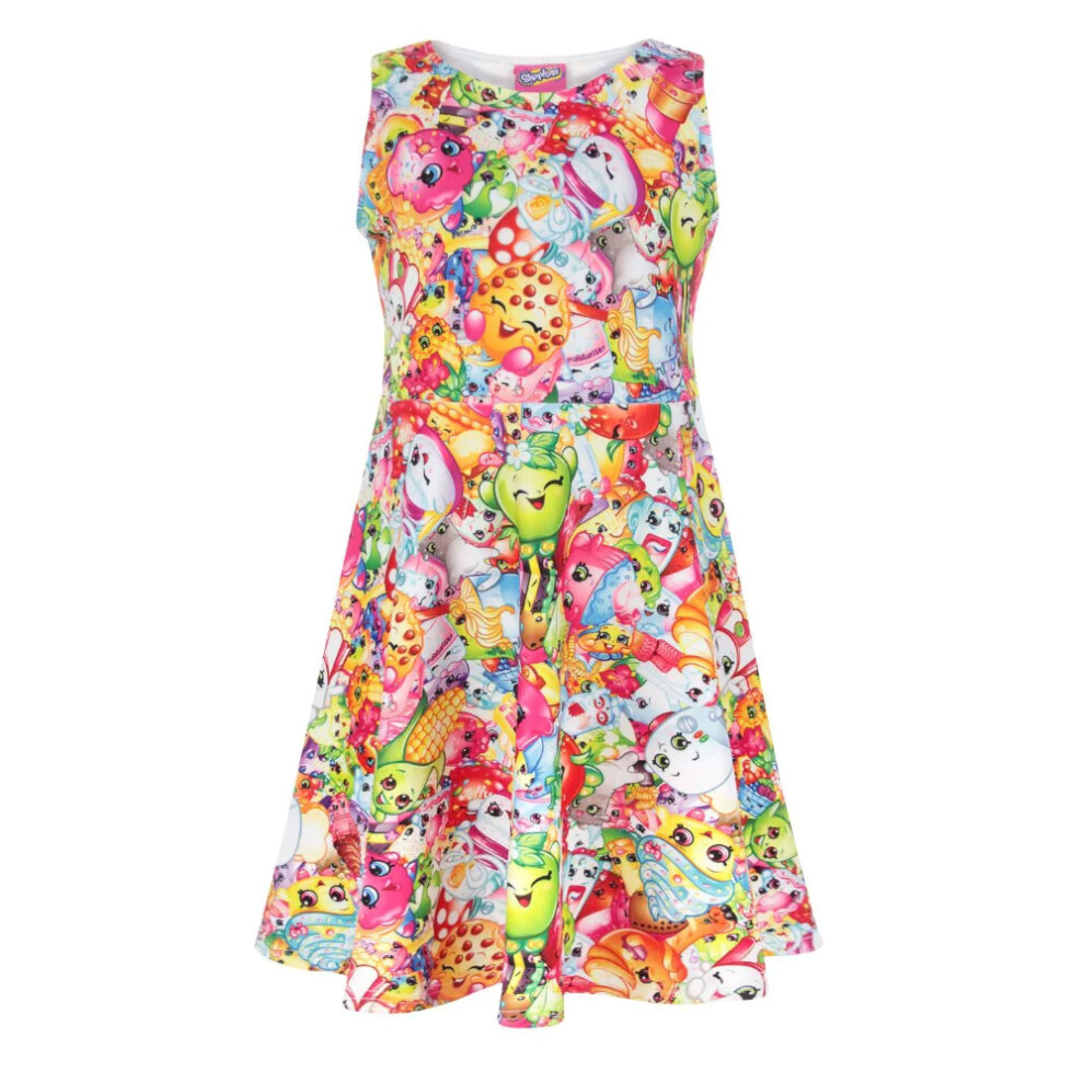Shopkins Girls Skater Dress Pink