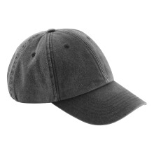 (One Size, Vintage Black) Beechfield Childrens/Kids Vintage Low Profile Baseball Cap