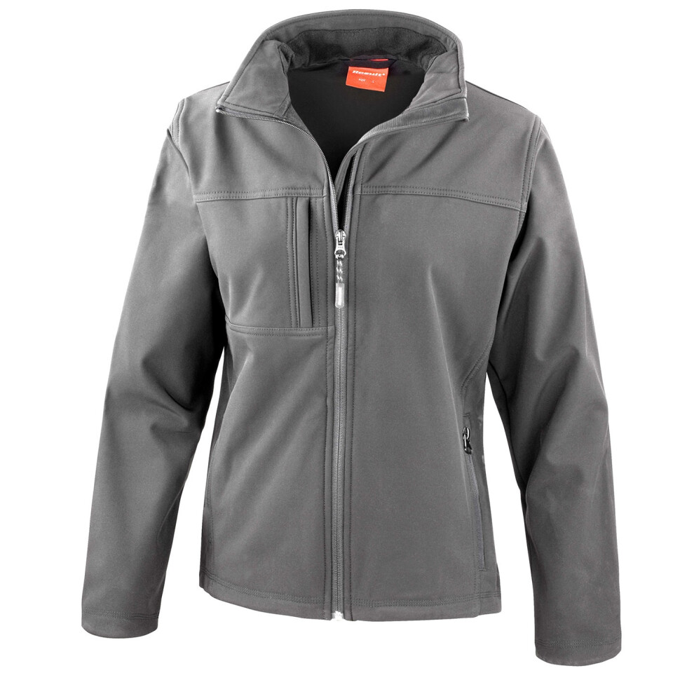 New Result Women's (16 Uk, ) / Classic Soft Shell Jacket Grey
