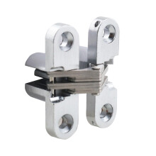 Zinc Alloy Concealed Hinge 180 Full Opening Folding Cabinet Door Hinge for Desk and Windows