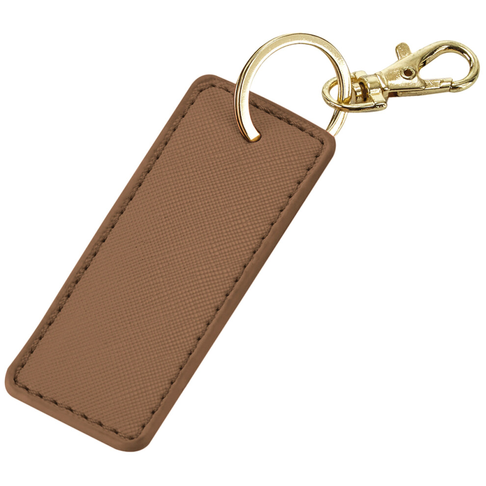 Bagbase (One Size, Tan) Boutique Leather-Look Pu Keyclip Multicoloured