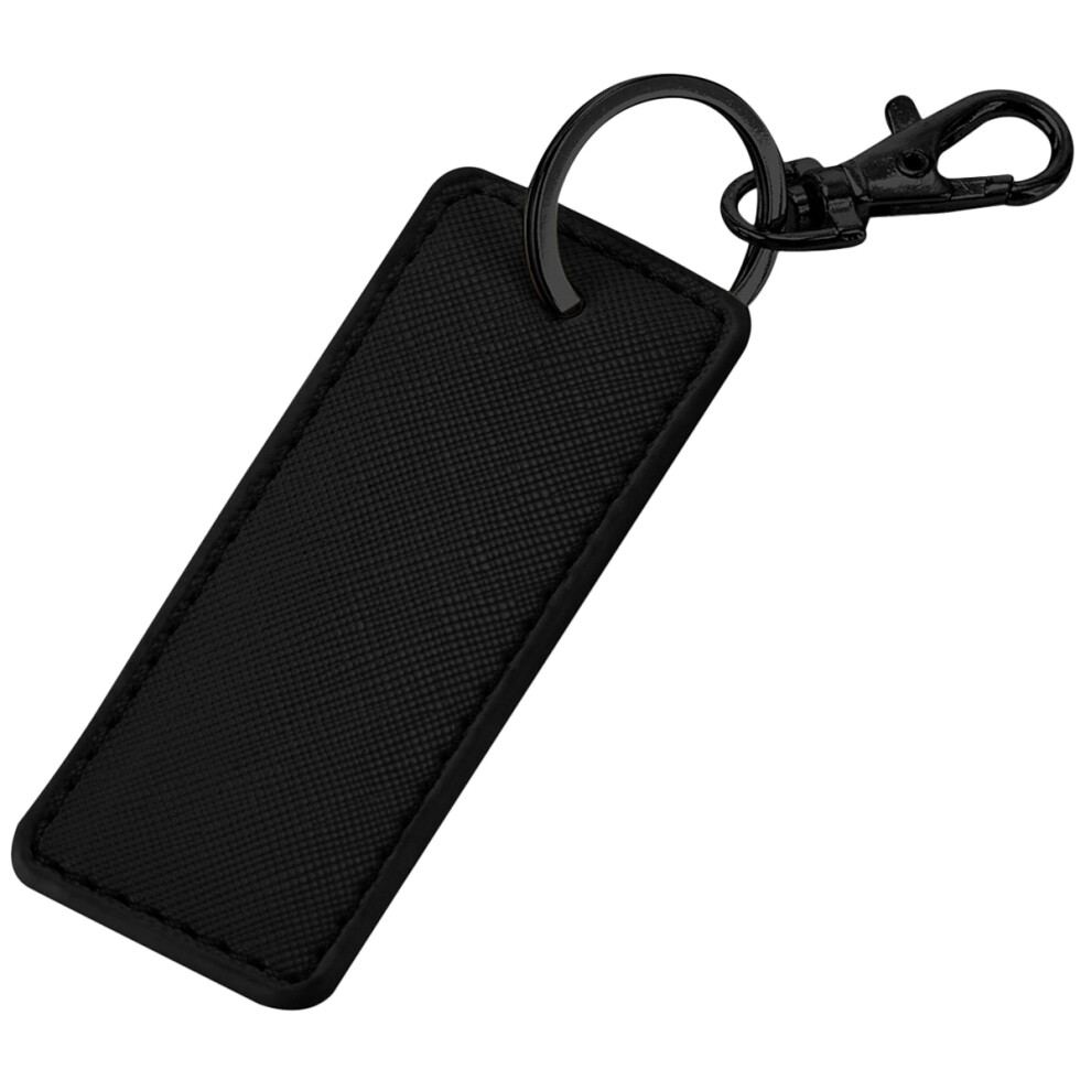 Bagbase (One Size, /Black) Boutique Leather-Look Pu Keyclip Black