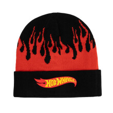 Hot Wheels Unisex Adult Flames Beanie
