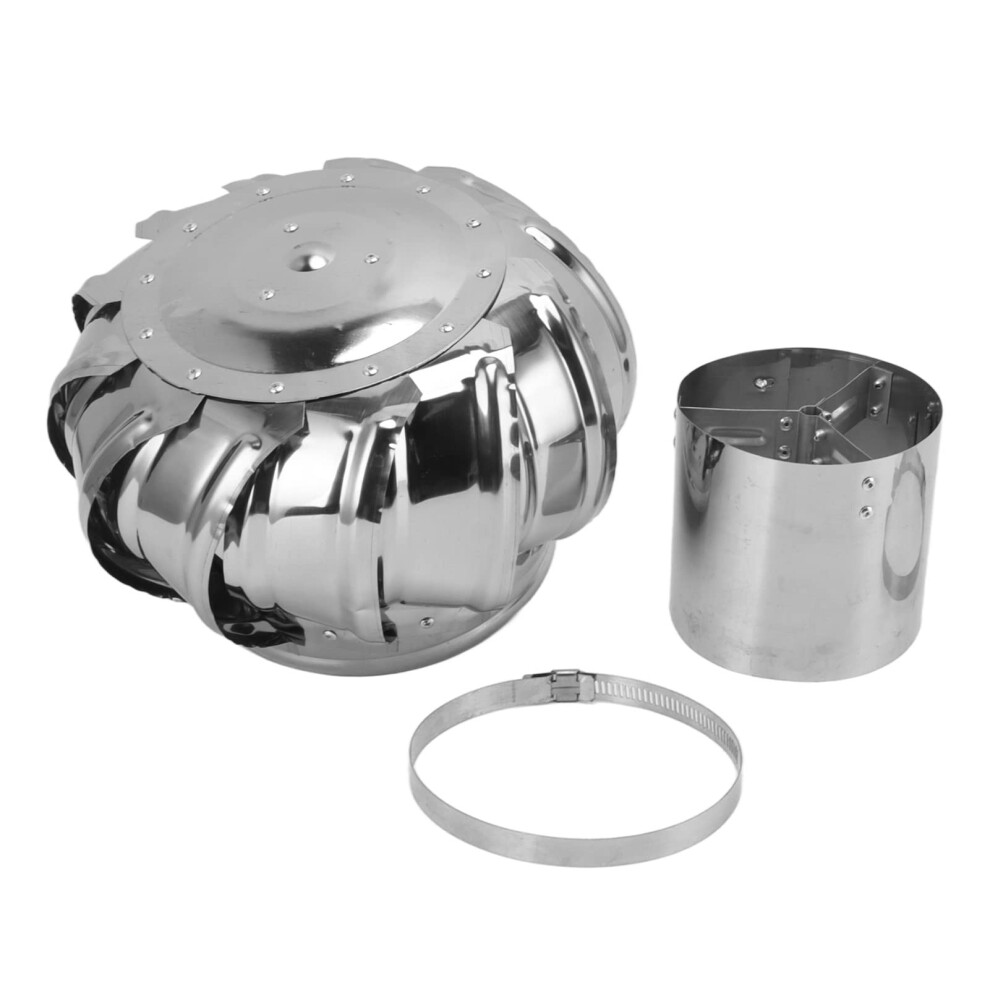 Stainless Steel Roof Ventilator With Automatic Silent Winddriven Ventilation For Attic 9169991253435