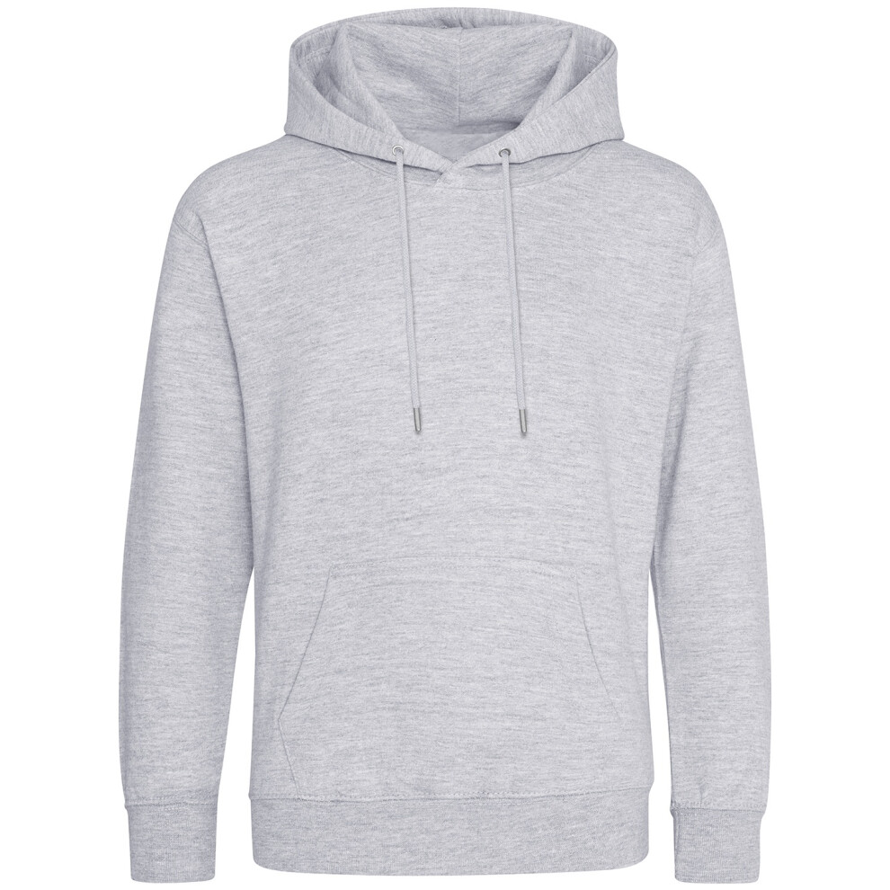 New Awdis Men's (Xl, Heather ) Just Hoods Heather Organic Hoodie Grey