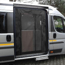 Moskitiera na auto fitsuje Fiat Ducato/Peugeot Boxer/Citroen Relay od roku 2006+, ľahká na inštaláciu, bez pevného príchytu