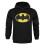 Batman Batman Mens Distressed Logo Hoodie 1