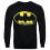 Batman Batman Official Mens Distressed Logo Sweatshirt 1