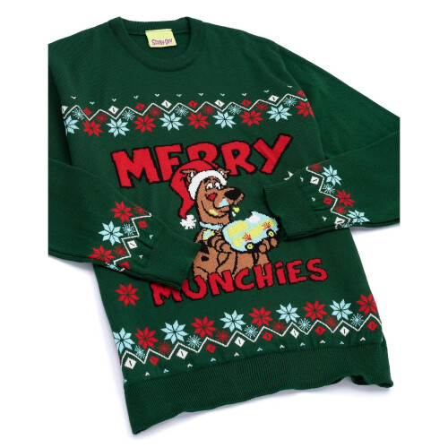 Scooby Doo Scooby Doo Mens Knitted Christmas Jumper 2
