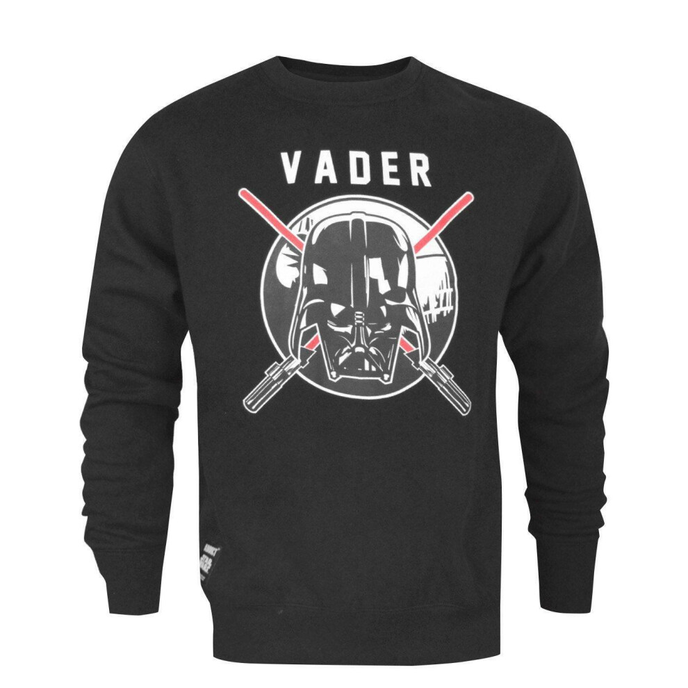Star Wars Mens Darth Vader Shield Sweatshirt Black