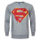 Superman Superman Mens Stencil Sweatshirt 1