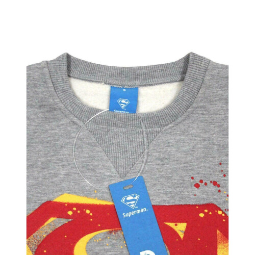 Superman Superman Mens Stencil Sweatshirt 1