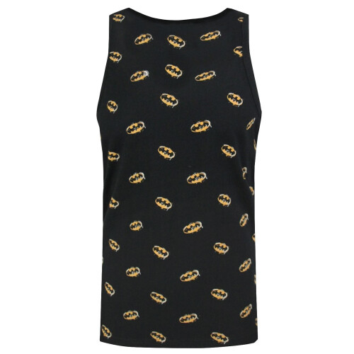 Batman Batman Mens Stencil All-Over Print Vest 1