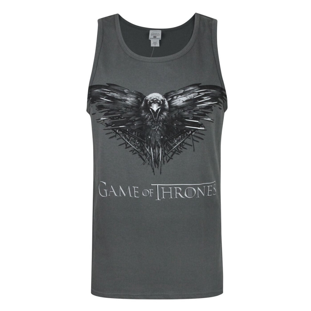 Game Of Thrones Mens Three Eyed Raven Vest Multicoloured
