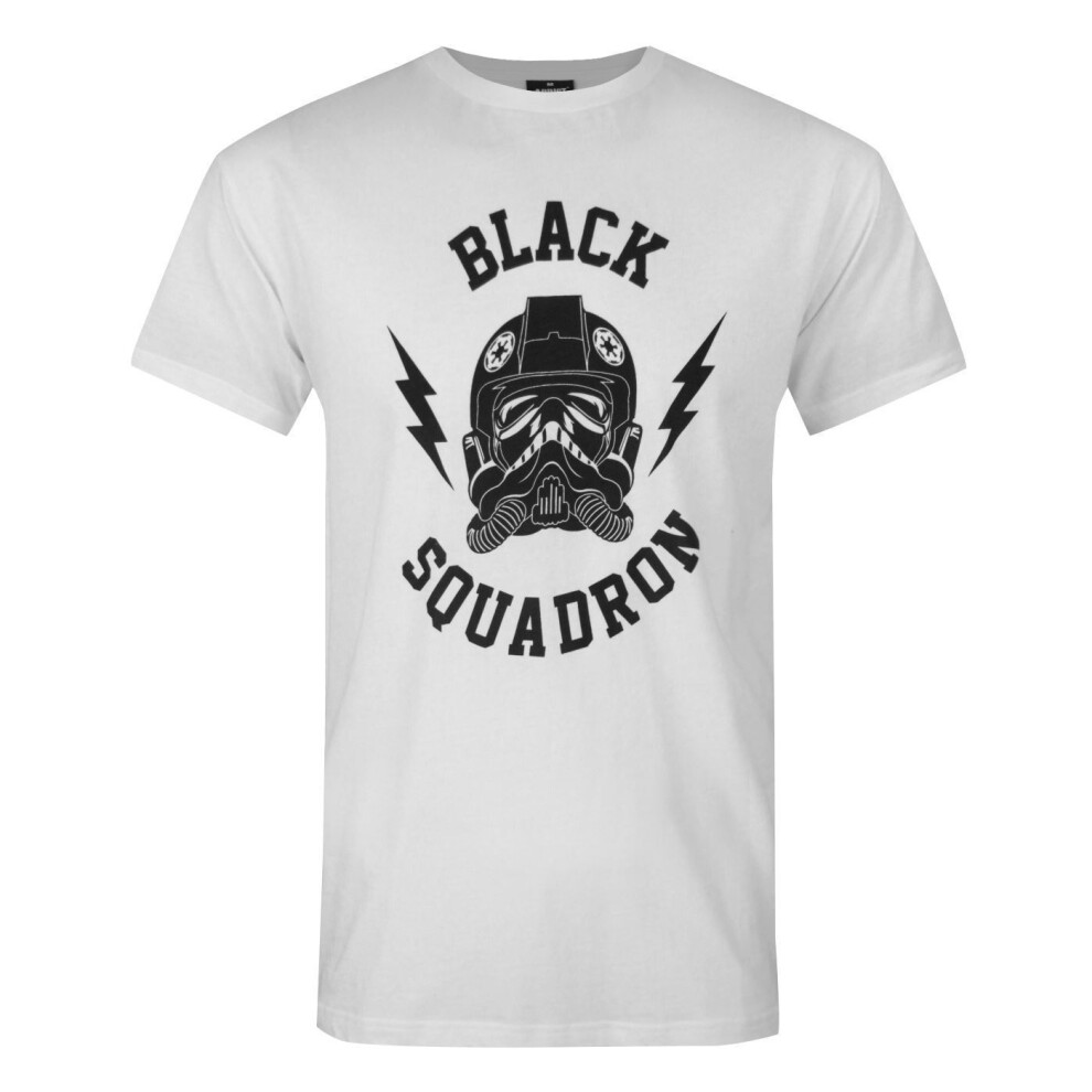 Star Wars Mens Imperial Squadron Tie Fighter T-Shirt Black