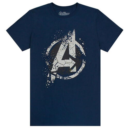 Avengers Avengers Mens End Game Eroded A Logo T-Shirt