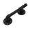 Black Iron Barn Door Handle 280mm Rustic Industrial Sliding Door Pull Solid Iron Cabinet Hardware 1