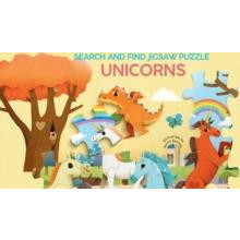 Unicorns Search and Find Jigsaw Puzzle Other Book