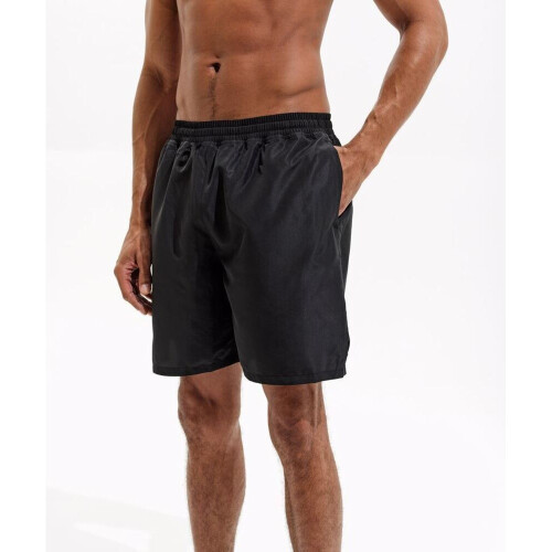 (XL, Black) TriDri Mens Running Shorts 1