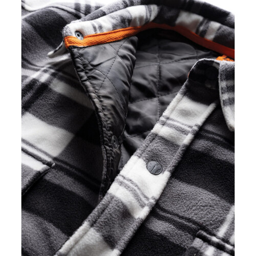 Scruffs (L, Black/White) Scruffs Mens Checked Padded Shirt 2