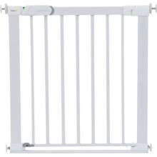 Flat Step Safety Barrier - SAFETY 1ST - White - Metal - 73-80 cm - Pressure-mounted without screws or drilling, flat bottom bar