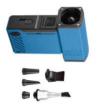 Speed Handheld Fan 130000 RPM Rechargeable Quiet Cooling for Office Travel Outdoor Blue