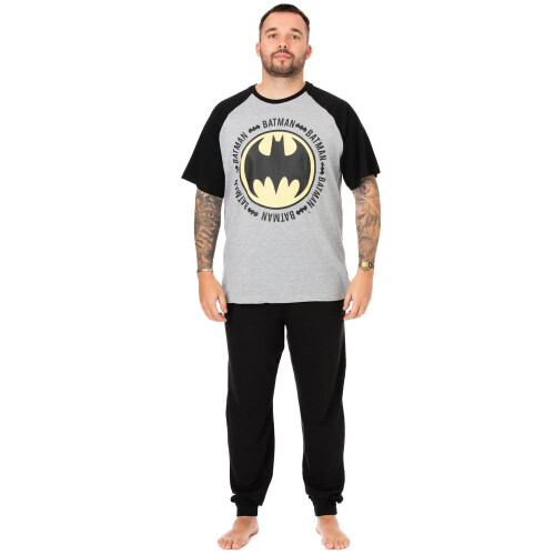 Batman Batman Mens Logo Long Pyjama Set