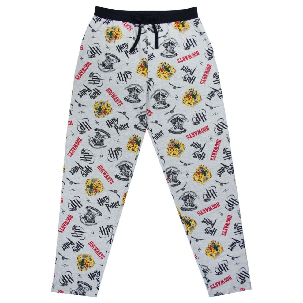 Harry Potter Mens Hogwarts Crest Lounge Pants