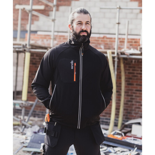 Scruffs (M, Black) Scruffs Mens Trade Soft Shell Jacket 2