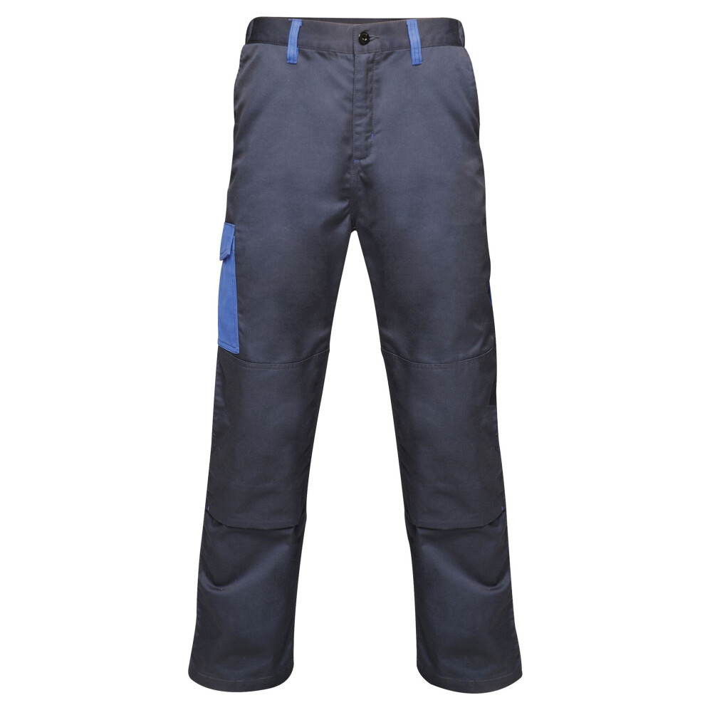 Regatta Mens Contrast Cargo Work Trousers Blue