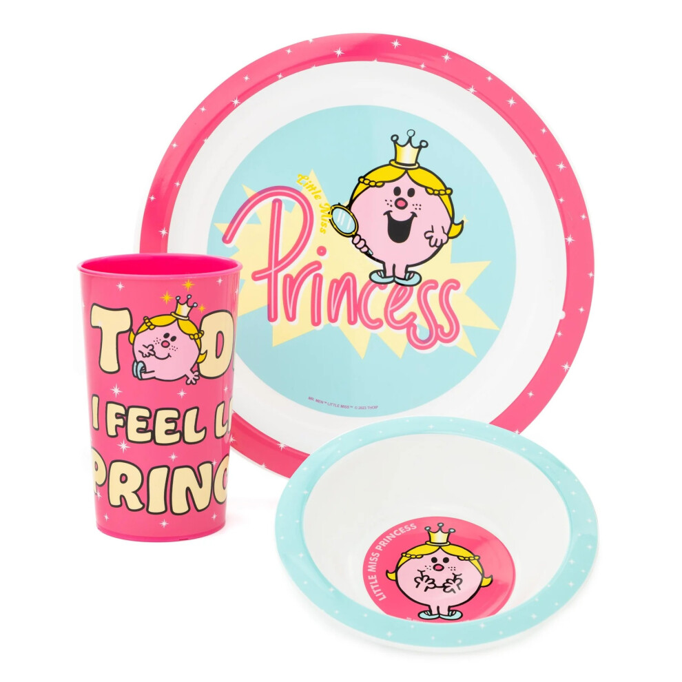 Little Miss Princess Tableware Set (Pack Of 5) Mr Men