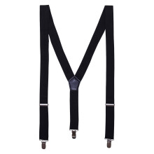 (One Size, Black) Premier Clip-On Trouser Braces